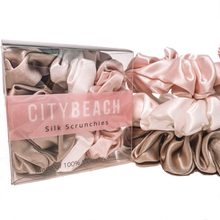 Load image into Gallery viewer, Large Silk Scrunchies - Blush
