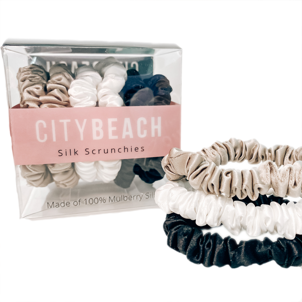 Silk Hair Ties - Neutral